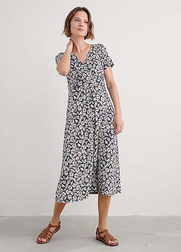seasalt jersey dresses Cornwall Navy Chapelle Dress - Navy Override