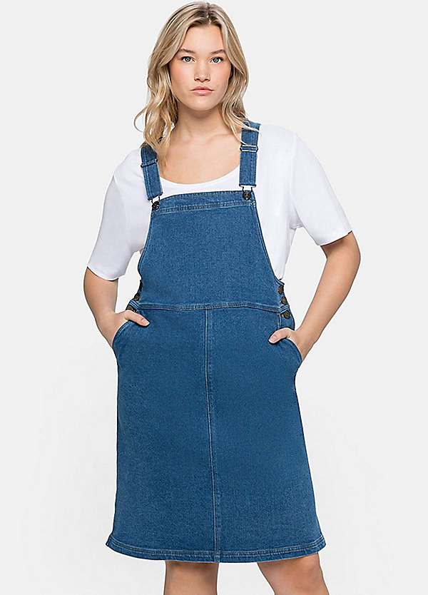 Sheego Denim Dunagree Dress