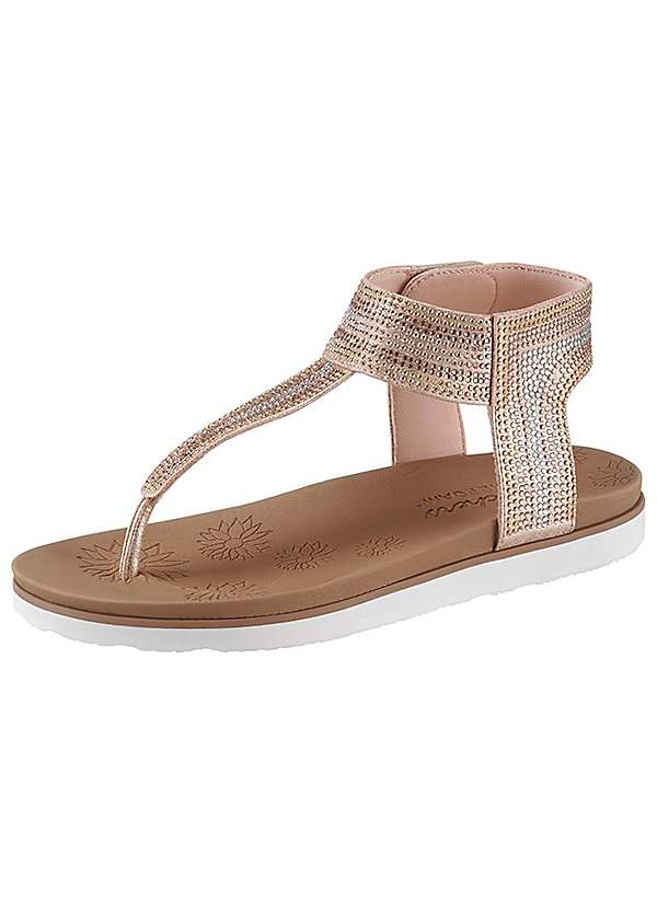 skechers leather sandals