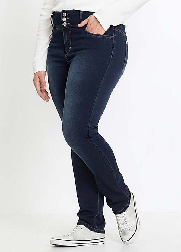 Slim Fit Stretch Jeans By Bonprix Curvissa