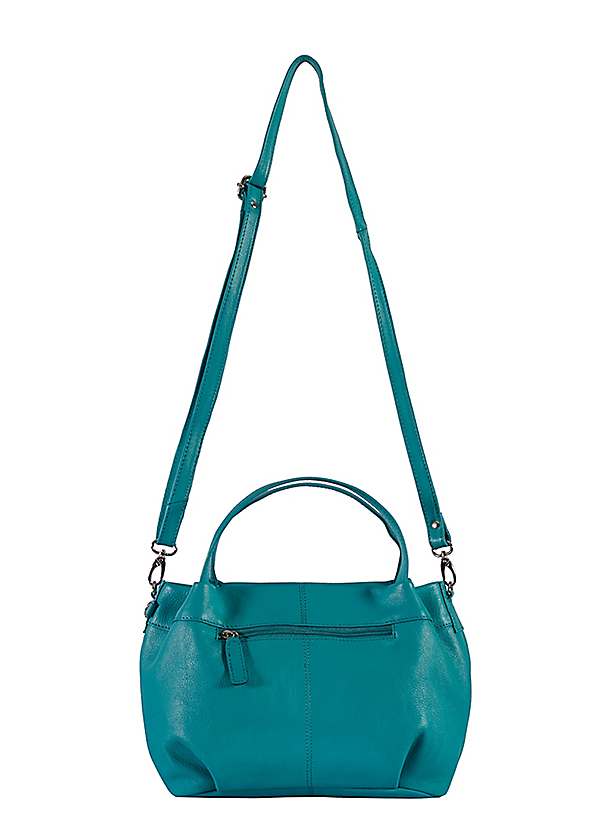 Turquoise hot sale leather handbag