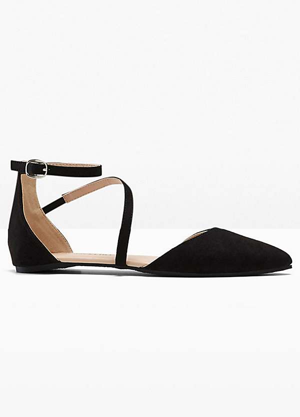 strappy ballet pumps