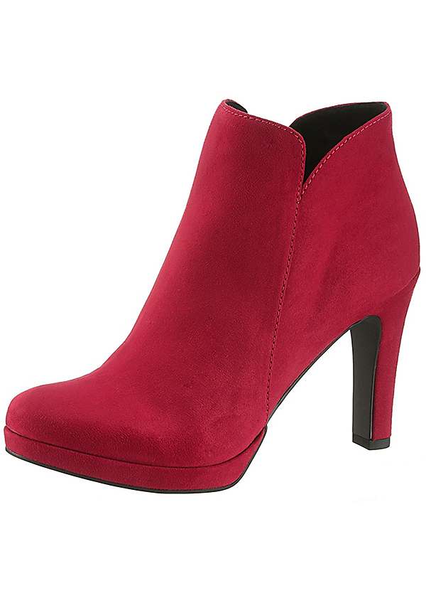 Tamaris High Heel Ankle Boots | Curvissa