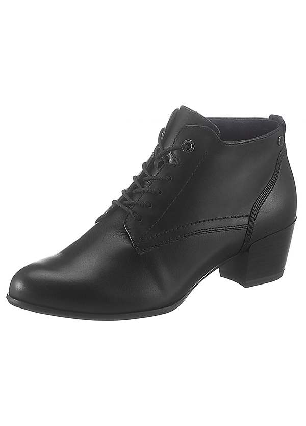Tamaris Leather Ankle Boots Curvissa