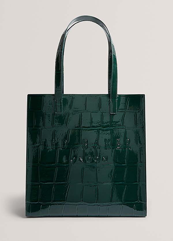 Ted Baker Croccon Croc Effect Medium Icon Bag Curvissa
