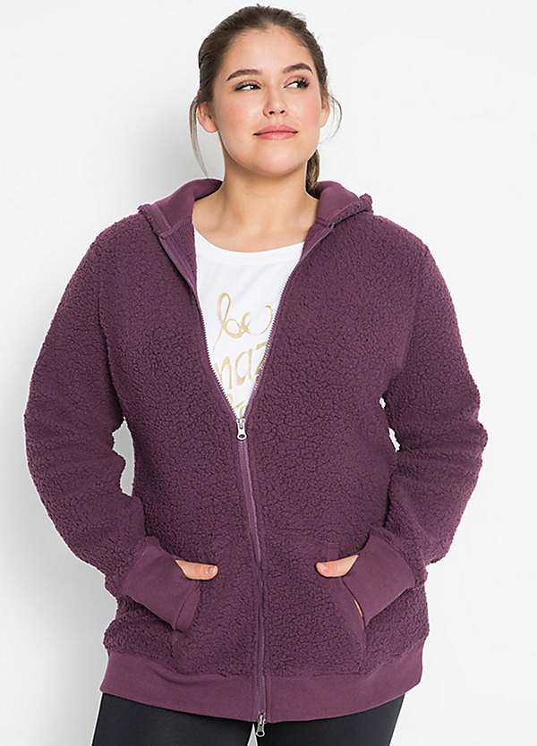 plus size teddy fleece