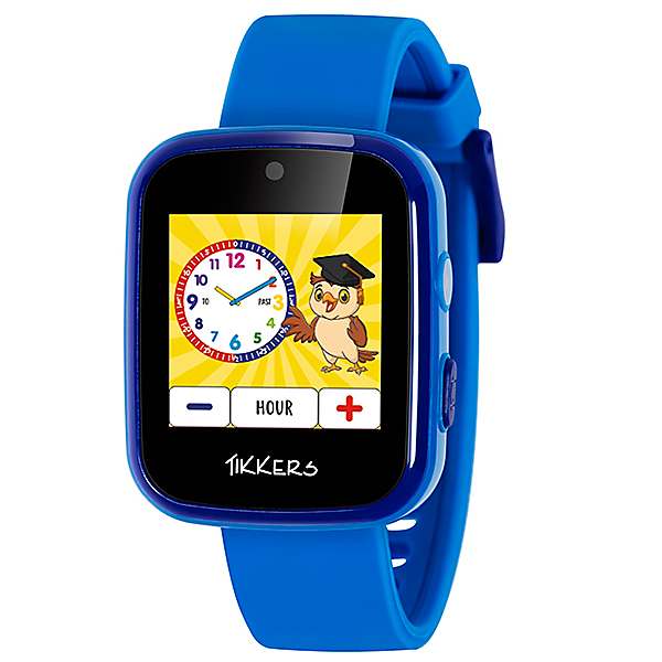 Tikkers Interactive Blue Silicone Strap Smart Watch Complete With