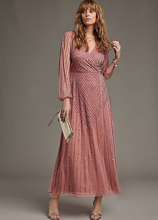 together beaded dress Together Beaded Maxi Dress