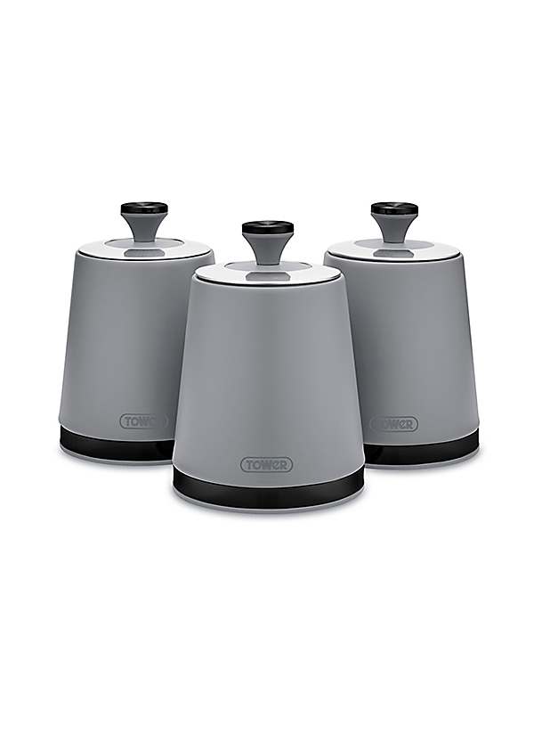 Tower Sera Set of Kitchen Canisters Curvissa