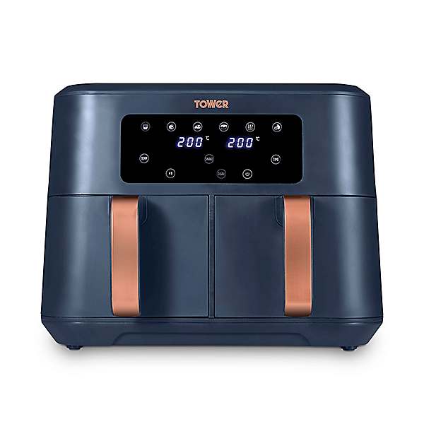 Tower air fryer 4.3 l black store rose gold