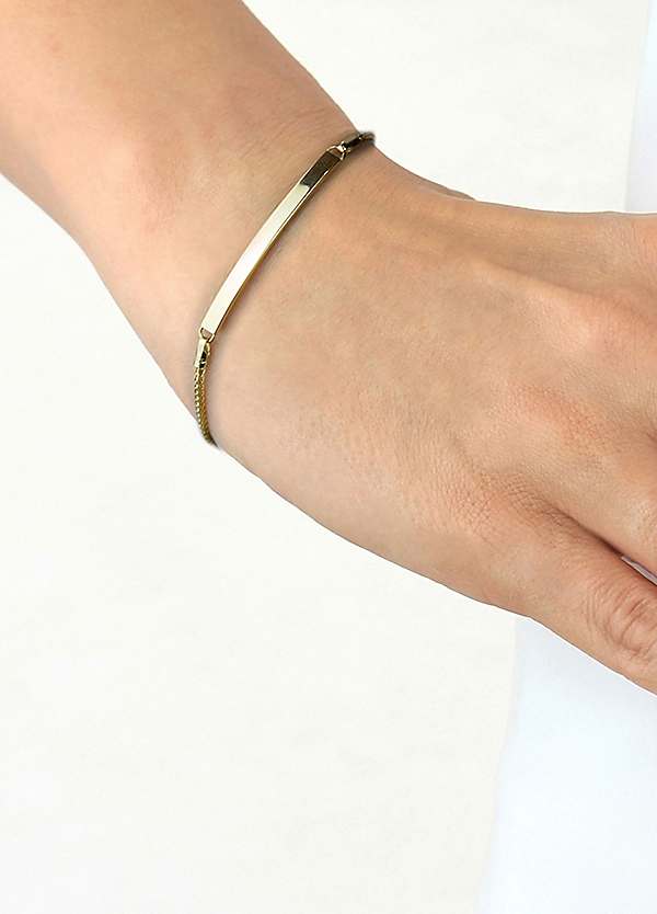 9ct gold slider bracelet discount