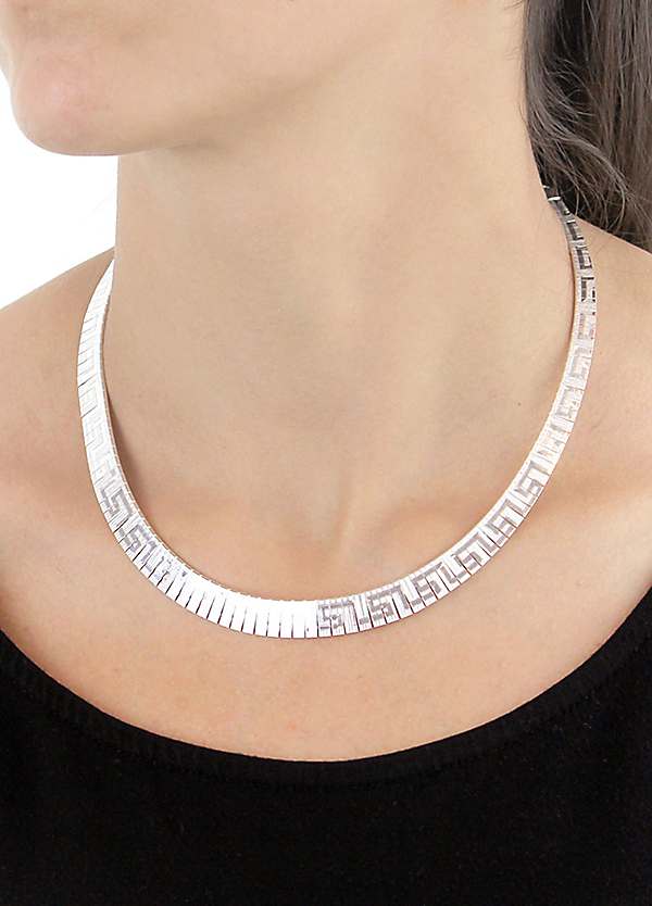 Sterling silver cleopatra necklace discount