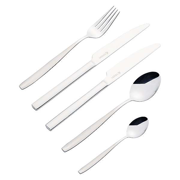 Viners Select 4-Piece Pastry Fork Set | Grey