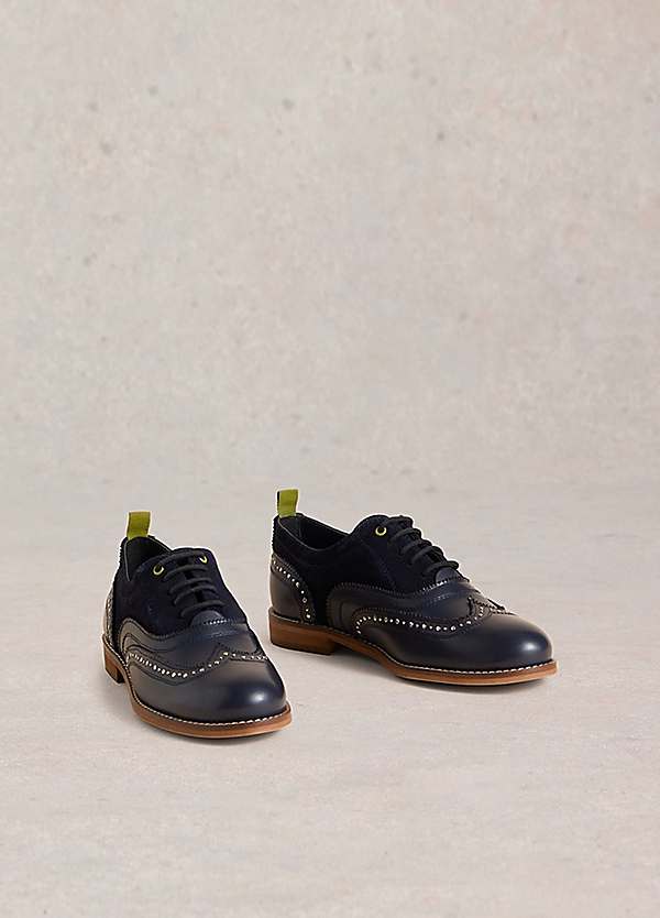 Brown Brogues Shoes Leopard Print Brogues Uk White Stuff Thistle