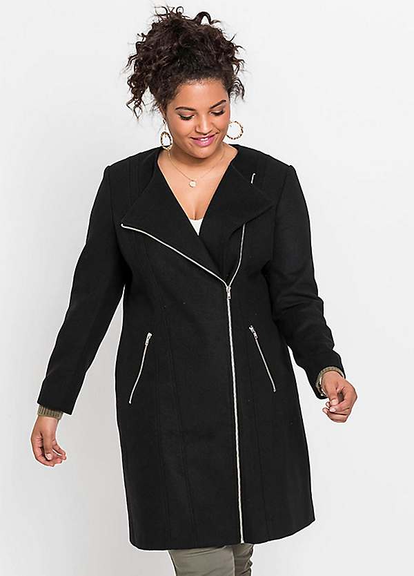 wool and polyester blend coat
