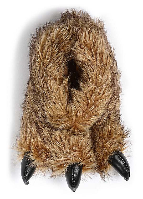 靴 musubore monster fur slip-on BROWN 靴 musubore monster fur slip-on BROWN Mens Adults Novelty