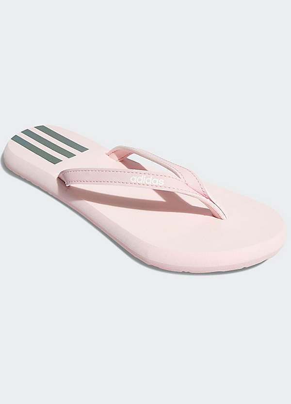 adidas soft flip flops