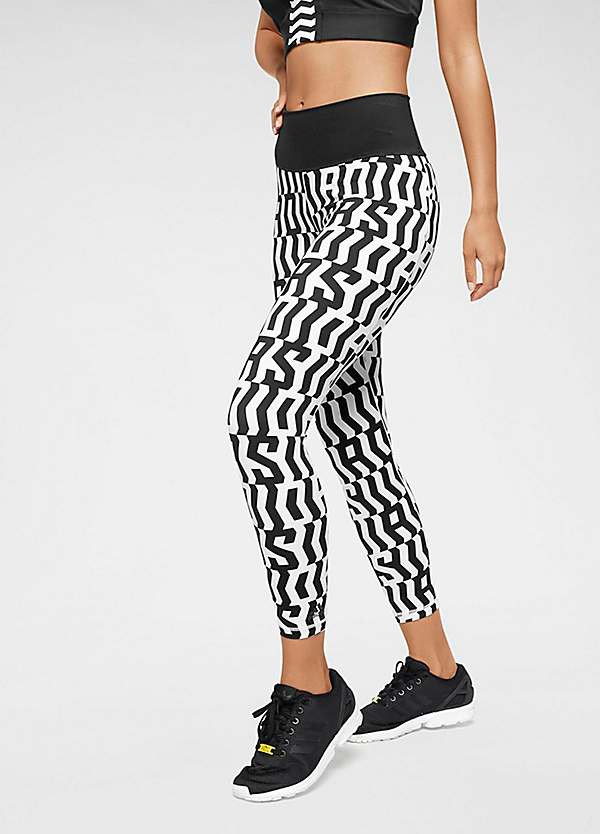 adidas logo print leggings