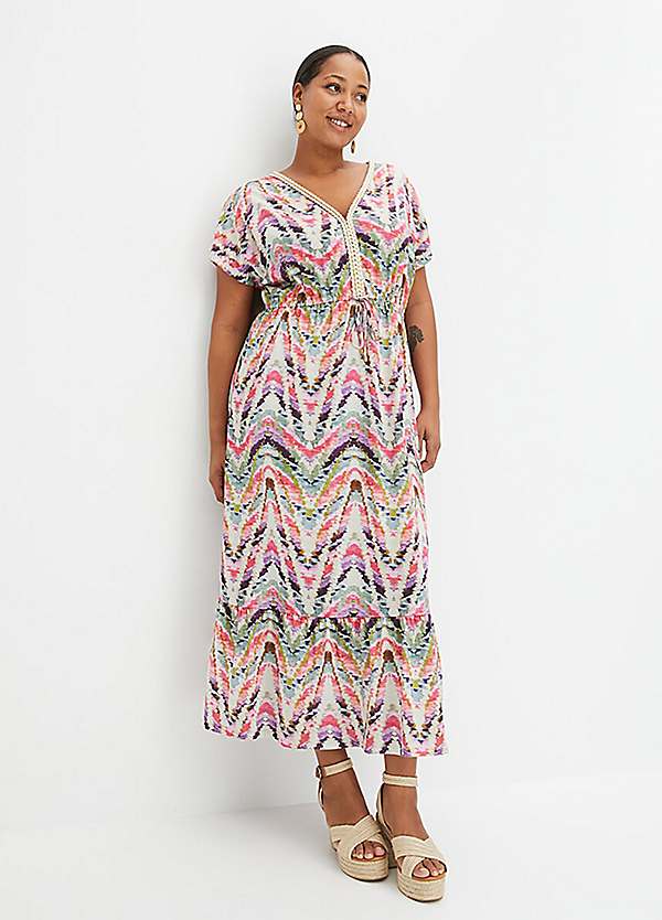 bonprix Batik Maxi Dress Curvissa