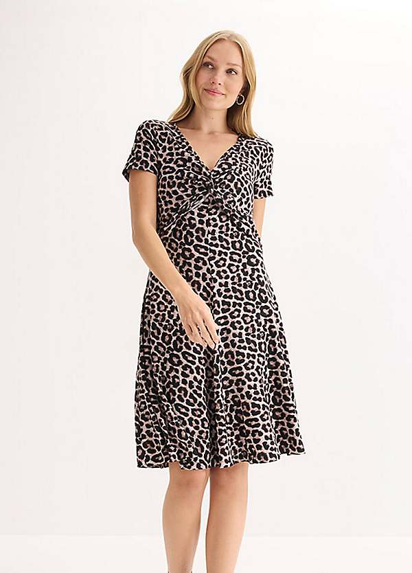 bonprix Jersey Knot Front Dress