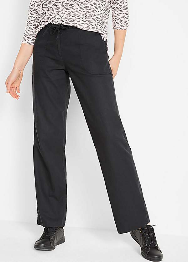 Freemans White Linen Trousers