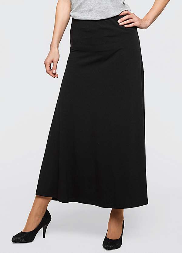 bonprix Maxi Jersey Skirt | Curvissa