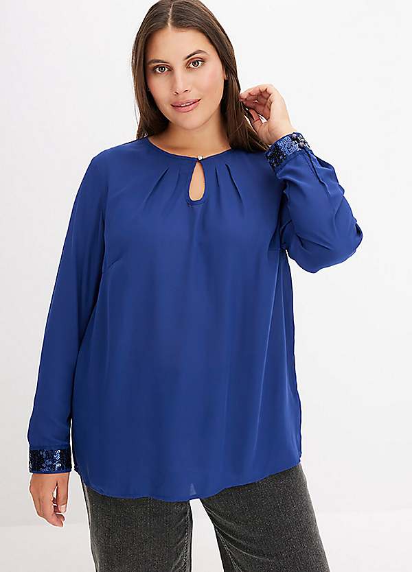 Plus size sequin s fashion blouse