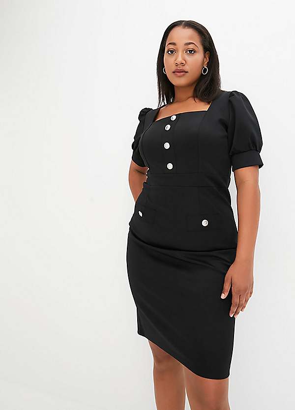 bonprix Stripy Jersey Dress | Curvissa