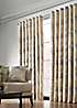 Alan Symonds Fiji Jacquard Pair of Lined Eyelet Curtains | Curvissa