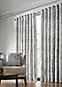 Alan Symonds Fiji Jacquard Pair of Lined Eyelet Curtains | Curvissa