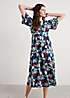 Seasalt Cornwall Multi Chateaux Half Sleeve Maxi Dress | Curvissa